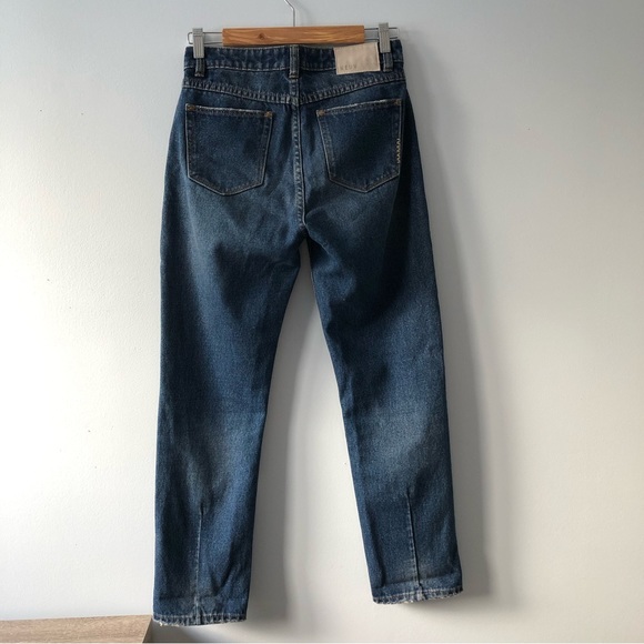NEUW denim tapered leg high waisted distressed jeans - Picture 7 of 10